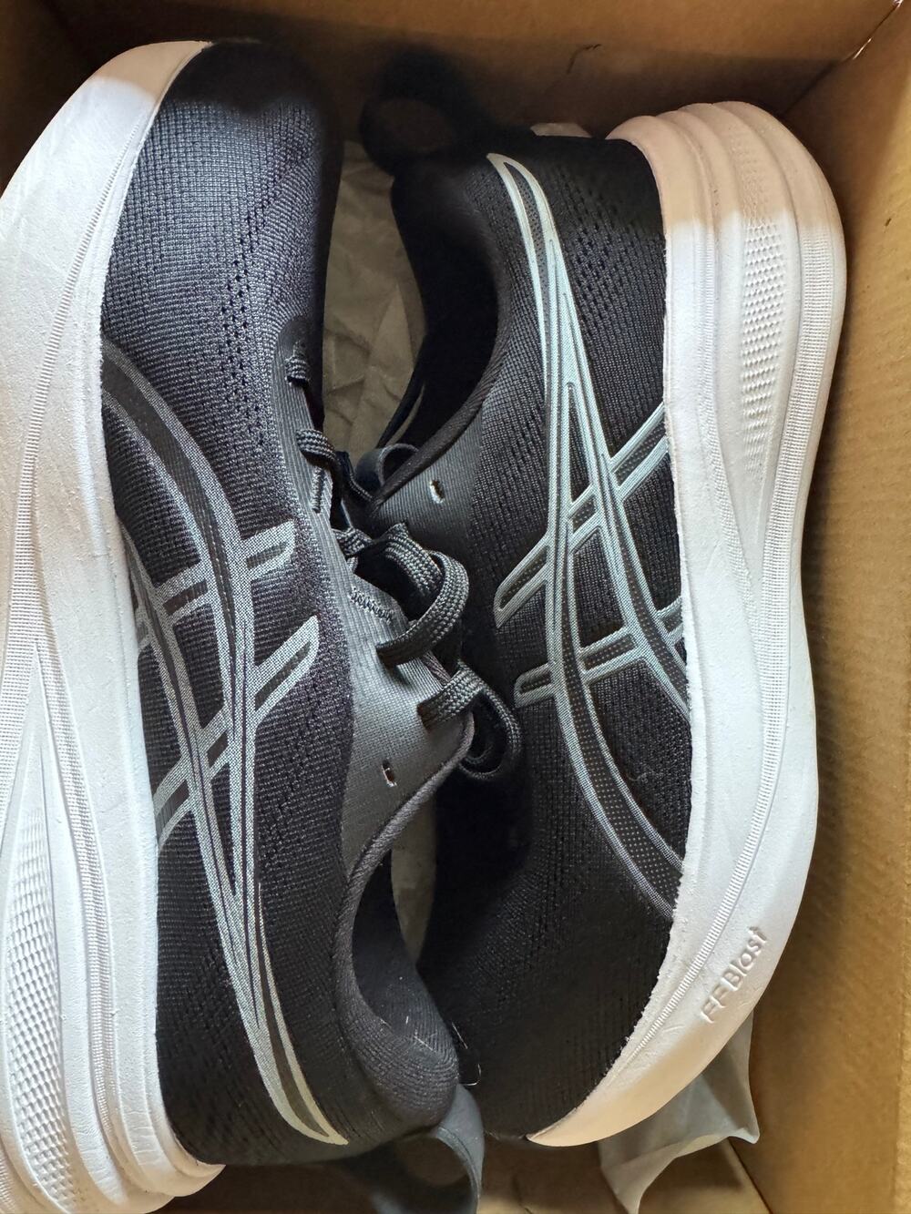 NEW! ASICS GEL-PULSE 17 Women’s Size 10 Black Gravel Running Shoes in Box